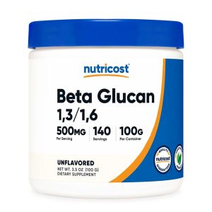 Бета Глюкани 1.3 / 1.6 г | Beta Glucan | Nutricost, 100 г прах