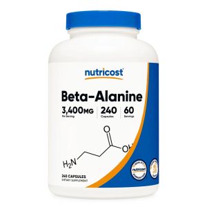 Бета-Аланин 850 мг | Beta-Alanin | Nutricost, 240 капс.
