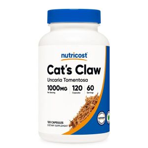 Котешки нокът (кора) 500 мг | Cat’s Claw | Nutricost, 120 капс.
