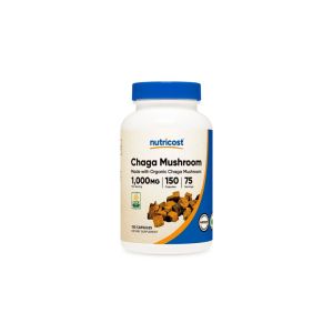 Чага 500 мг | Chaga Mushroom | Nutricost, 150 капс.