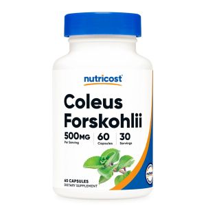 Форсколий 250 мг | Coleus Forskohlii | Nutricost, 60 капс.