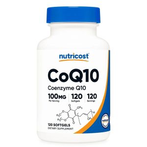 Коензим Q10 100 мг | CoQ10 | Nutricost, 120 софтгел капс.