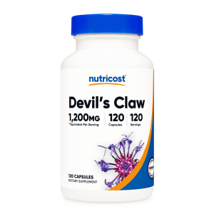 Дяволски нокът 300 мг | Devil´s  Clow | Nutricost, 120 капс.