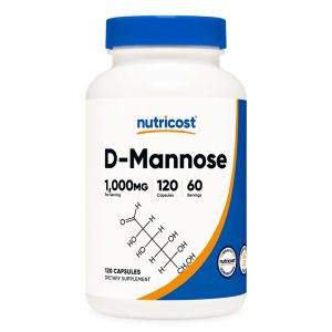 Д-Mаноза 500 мг | D-Mannose | Nutricost, 120 капс.