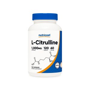 Л-Цитрулин 500 мг | L-Citruline | Nutricost, 120 капс.