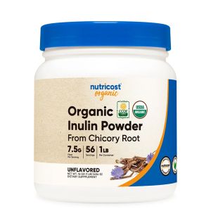 Инулин (органик) | Organic Inulin Powder | Nutricost, 454 гр. прах 