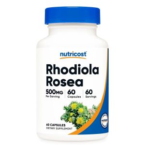 Златен корен 500 мг | Rhodiola Rosea | Nutricost, 60 капс.