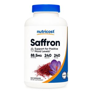 Екстракт от шафран 88.5 мг | Saffron Extract | Nutricost, 240 капс.
