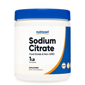 Натриев цитрат | Sodium Citrate Powder | Nutricost, 454 г прах