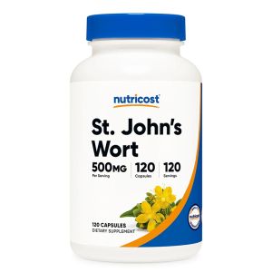 Жълт кантарион 500 мг | St Johns Wort | Nutricost, 120 капс.