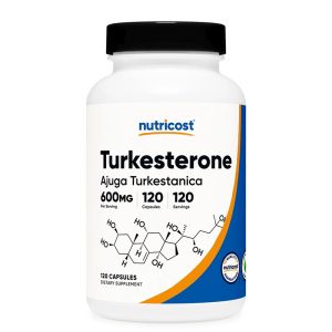 Туркестерон 60 мг | Turkesterone | Nutricost, 120 капс.