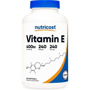 Витамин E 400 IU | Vitamin E | Nutricost, 240 софтгел капс.