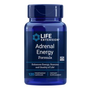 Адренал Енерджи (при стрес и безспокойство) | Adrenal Energy Formula | Life Extension, 120 V капс. 