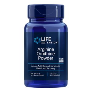 Л - Аргинин Л - Oрнитин на прах | Arginine Ornithin powder| Life Extension, 150 гр. 