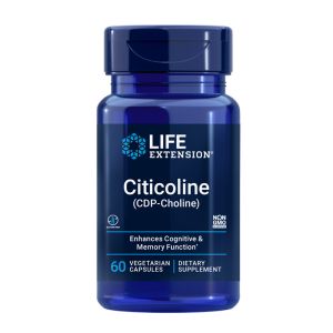 Цитиколин 250 мг | CDP-Choline | Life Extension, 60 капс. 