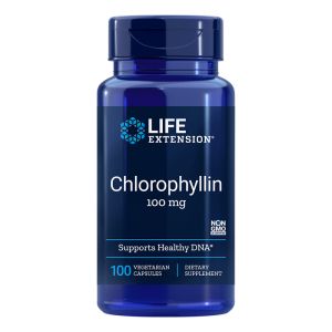 Хлорофилин 100 мг | Chlorophyllin | Life Extension, 100 капс. 