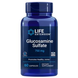 Глюкозамин Сулфат 750 мг | Glucosamine Sulfate | Life Extension, 60 капс. 