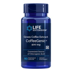 Зелено кафе CoffeeGenic® 400 мг | Green Coffee | Life Extension, 90 V капс. 