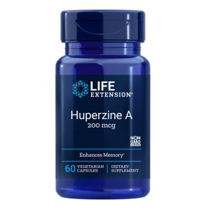 Хуперизин А 200 мкг | Huperzine A | Life Extension, 60 V капс. 