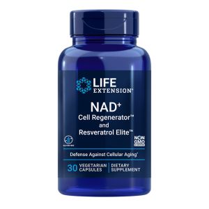  NAD+ Cell Regenerator + Resveratrol | Life Extension, 30 V капс. 