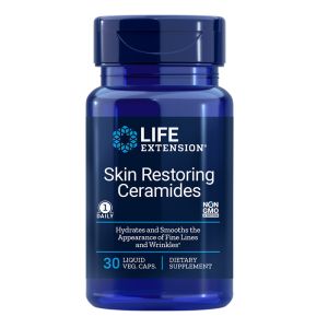 Серамиди от пшеничено масло 350 мг | Skin Restoring Ceramides | Life Extension, 30 V капс. 