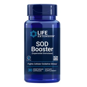 Супероксид Дисмутаза 300 мг | SOD Booster | Life Extension, 30 V капс. 