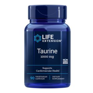 Таурин 1000 мг | Taurine | Life Extension, 90 V капс. 