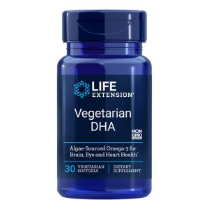 Растителна DHA | Vegetarian Sourced DHA | Life Extension, 30 софтгел капс. 