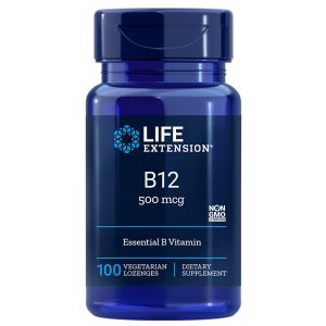 Витамин В12 (Метилкобаламин) 500 мкг | Vitamin B12 | Life Extension, 100 V табл. за смучене