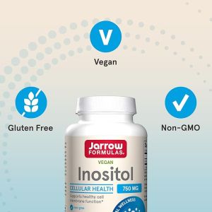Мио-Инозитол 750 мкг | Inositol | Jarrow Formulas, 100 веджи капс. 