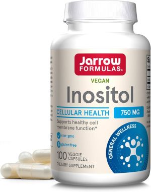 Мио-Инозитол 750 мкг | Inositol | Jarrow Formulas, 100 веджи капс. 