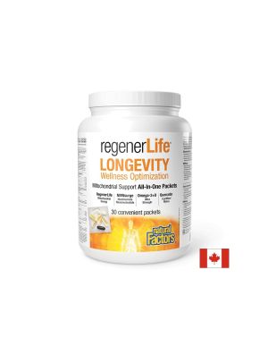 В подкрепа на клетъчното здраве | Rеgener Life™ Longevity | Natural Factors, 30 пакетчета 