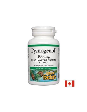 Pycnogenol® - Пикногенол, 100 mg, 30 V-капсули Natural Factors