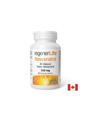Ресвератрол Rеgener Life™,  500 mg x 60 капсули Natural Factors