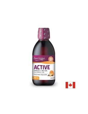 Sea-Licious® Active Omega-3 with Vitamin D3 & MCT Oil - Омега-3 + витамин D3 и МСТ, 250 ml Natural Factors