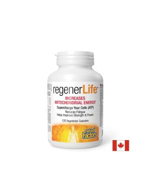 Митохондриална функция - Increases Mitochondrial Energy Rеgener Life™, 120 капсули Natural Factors