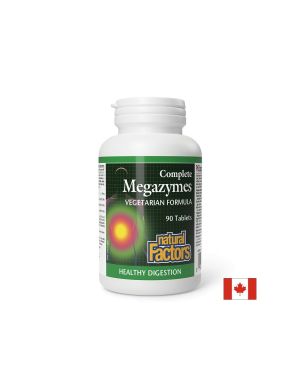 Растителни храносмилателни ензими - Complete Megazymes, 90 таблетки