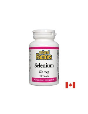 Selenium/ Селен 50 mcg х 90 таблетки Natural Factors