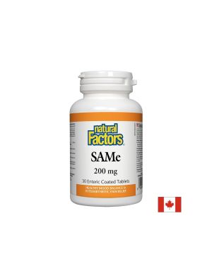 SAMe (S-Adenosyl-L-Methionine)/ САМе 200 mg х 30 таблетки Natural Factors
