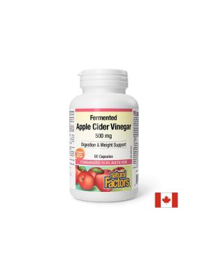 Apple Cider Vinegar/ Ябълков оцет 500 mg х 90 капсули Natural Factors