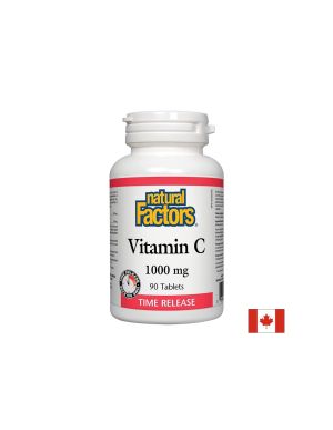 Vitamin C/ Витамин С 1000 mg и Биофлавони х 90 таблетки с удължено освобождаване Natural Factors