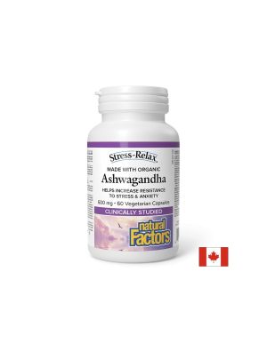 Стрес и добро настроение - Ашваганда KSM-66, 600 mg х 60 V капсули