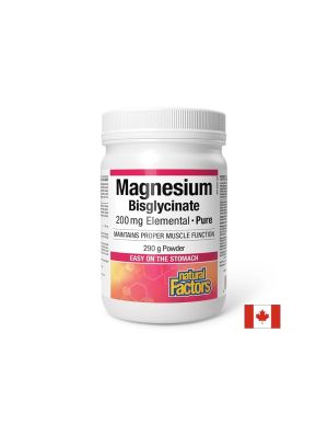 Подпомага нервната система и мускулите - Магнезий (бисглицинат), 200 mg х 290 g прах