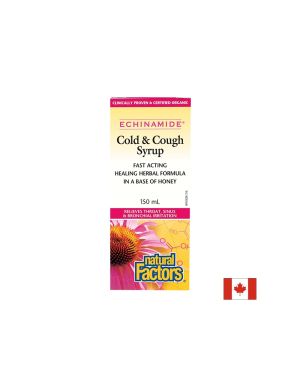 Сироп при кашлица и настинка | Cold & Cough Syrup | Natural Factors, 150 мл 