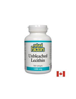 Lecithin Unbleached/ Лецитин (неизбелен) 1200 mg х 180 софтгел капсули Natural Factors