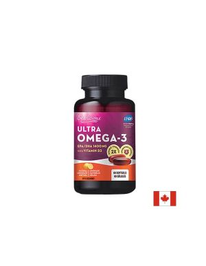  Омега 3 и Витамин Д3 | Ultra Omega 3 & Vitamin D3 | Natural Factors, 60 капс. 