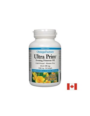 Ultra Prim® Evening Primrose Oil 100 mg GLA/ Вечерна иглика масло 1000 mg х 90 софтгел капсули Natural Factors