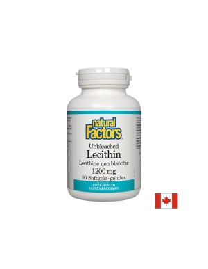 Лецитин  1200 мг | Lecithin | Natural Factors, 90 драж. 