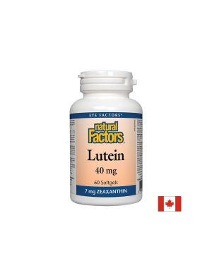 Lutein/ Лутеин 40 mg + Зеаксантин х 60 софтгел капсули Natural Factors