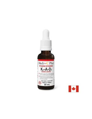 Здрави кости и превенция на остеопороза - Витамин К2+ А+ D3, 30 ml Natural Factors
